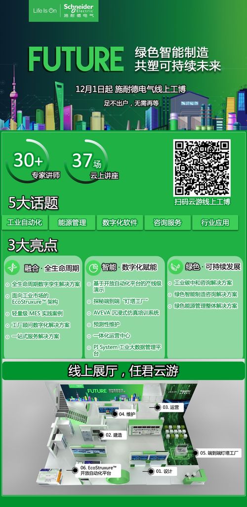 數字賦能，智在工博 施耐德電氣以數字內容服務，加速工業邁向綠色智能制造